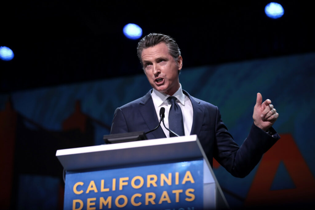 California Governor Gavin Newsom