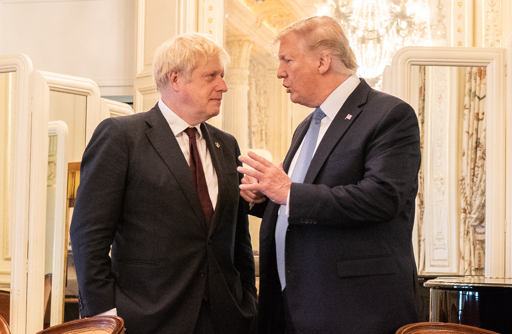 Donald Trump and Boris Johnson Public Domain