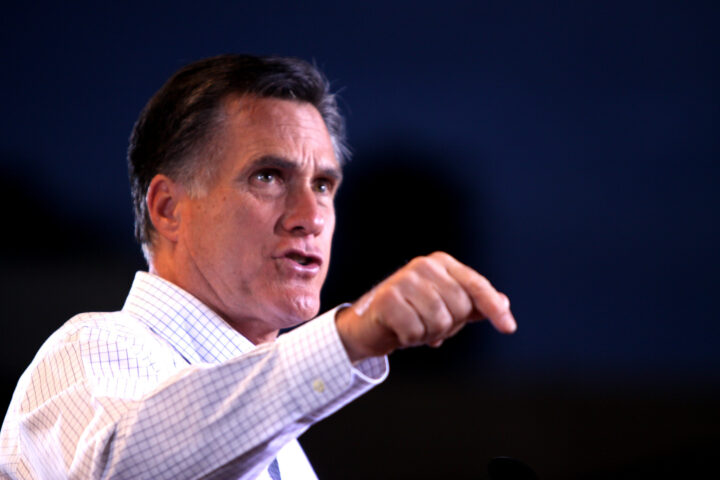 Utah Senator Mitt Romney