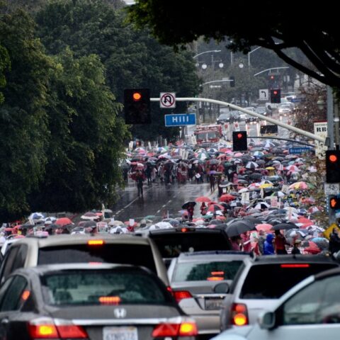 LA workers strike
